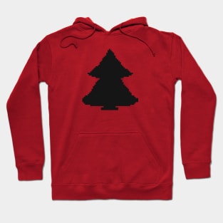 Christmas tree pixel art Hoodie